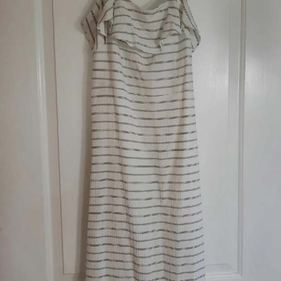 banana republic- ruffle front dress- nwt 0 - Picture 3 of 6